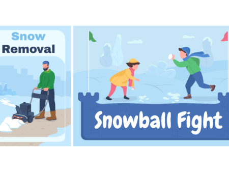 Snowball Fight Posters Hot on Sale