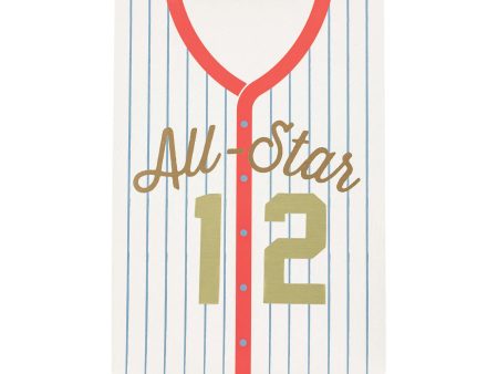 All-Star Baseball Jersey Treat Bags 8ct For Cheap