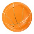 Basketball Lunch Plates 8ct Supply