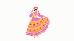 Animated character in mexican dress Hot on Sale