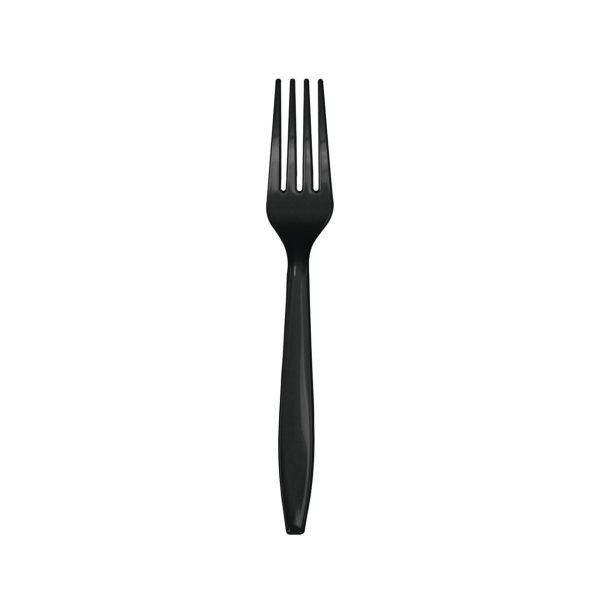 Black Plastic Forks 24ct on Sale