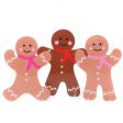 Acrylic Gingerbread Men Decorations 3ct Hot on Sale