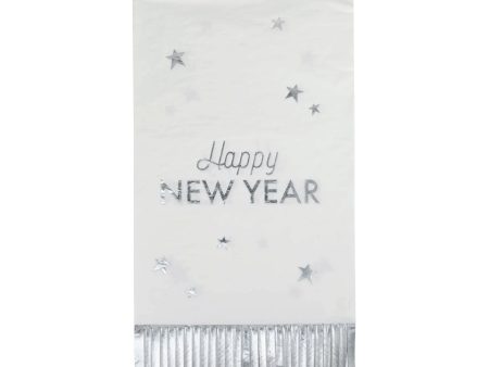 Happy New Year Fringe Paper Guest Towels 18ct Online Sale