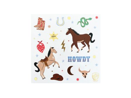 Yeehaw Western Sticker Sheets 4ct Cheap