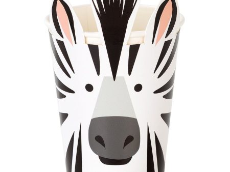 Zebra Paper Cups 8ct Online now