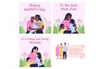 Mother appreciation day post mockup set Online